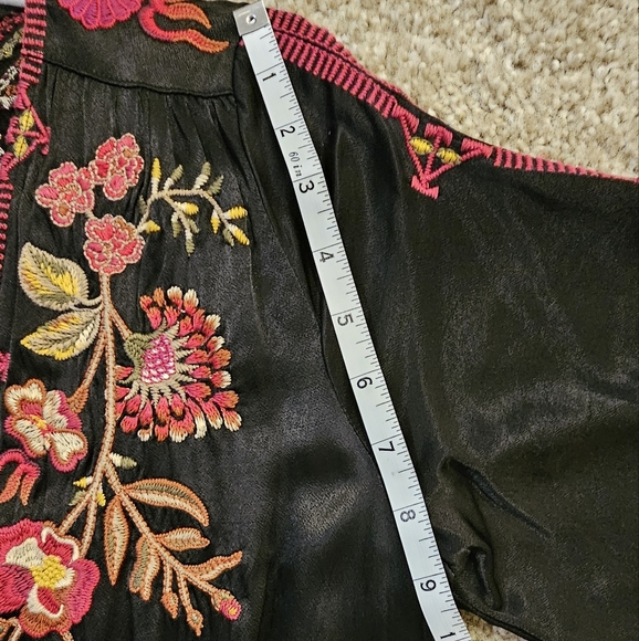 Lilith Embroidered Wrap Midi-Dress - Picture 14 of 16